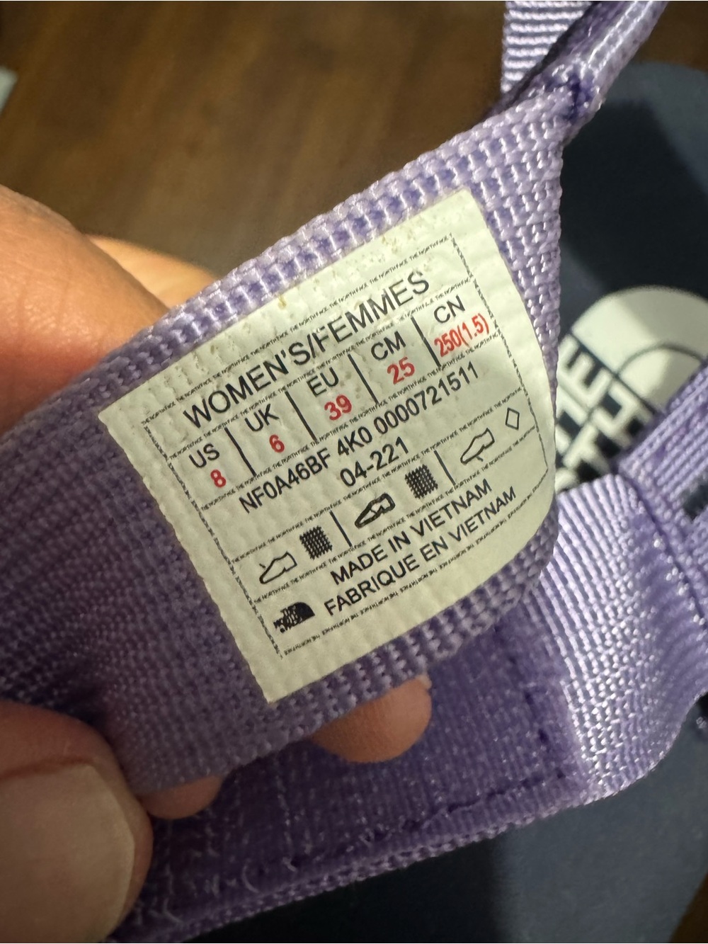 The North Face Sandals in Lavender, Mint and Black - Picture 4 of 4